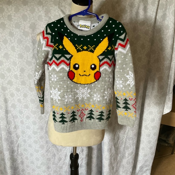 Pokemon Other - Pokemon Green and Yellow Pikachu Sweater